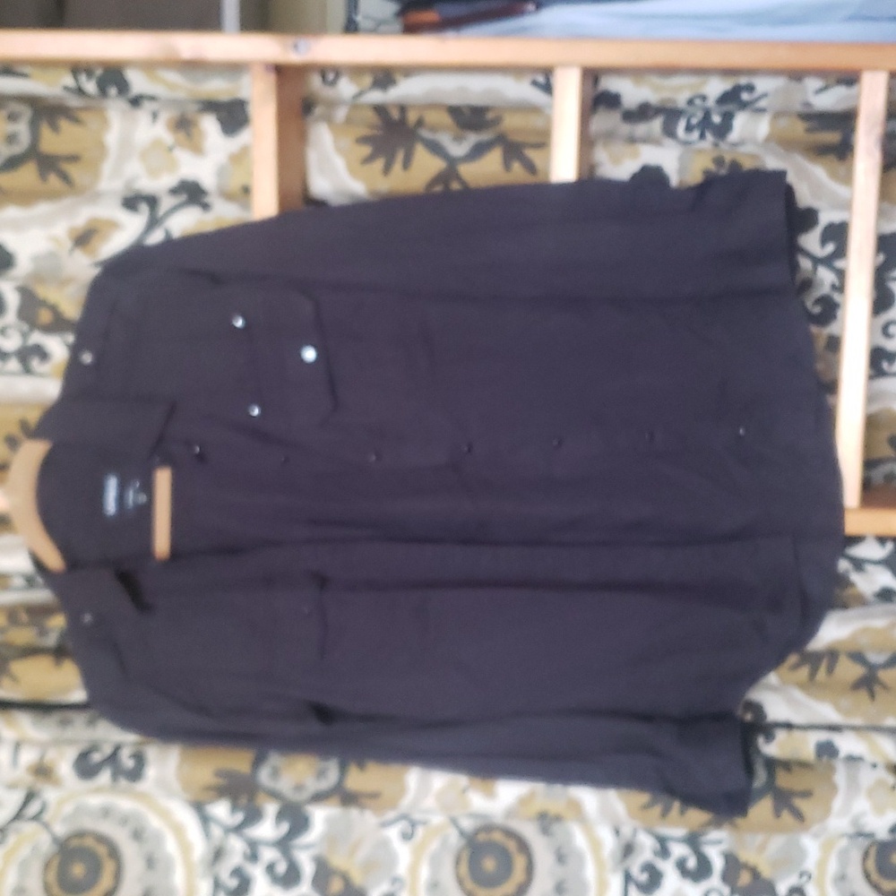 Express Boyfriend Button-up Shirt - XS